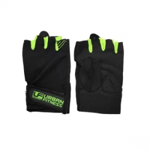 image of Urban Fitness Training Glove Small Black/Green