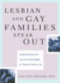 Image of Lesbian and Gay Families Speak Out by Jane Drucker Book