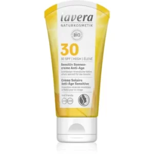 image of Lavera Sun Sensitiv Anti-Age Sunscreen Cream SPF 30 50ml