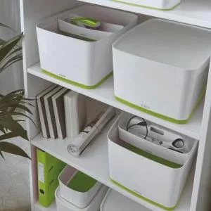 Image of Leitz MyBox Large Wth Lid WhiteGreen