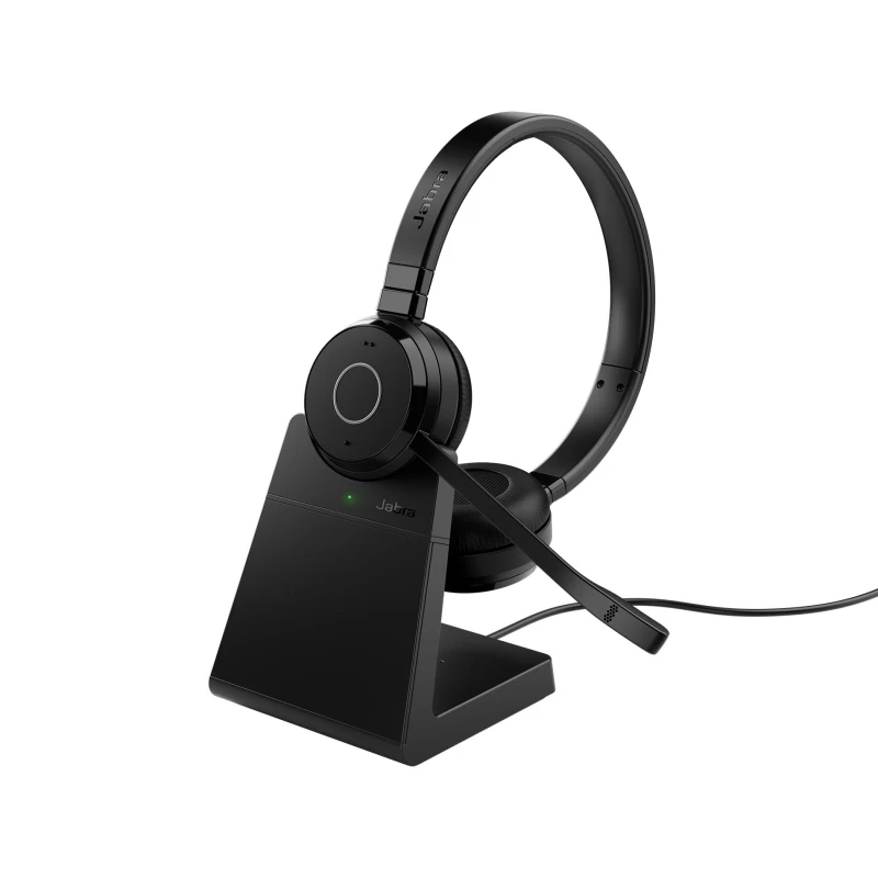 Image of Jabra Jabra Evolve 65 TE USB-A UC Stereo with Charging Stand 6699-833-499 6699-833-499