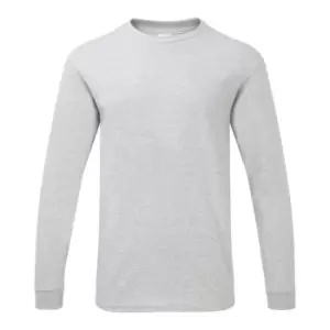 image of Gildan Mens Hammer Heavyweight Long Sleeve T-Shirt (M) (Sport Grey)