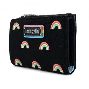 image of Loungefly Pride Canvas Rainbows Wallet