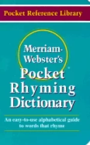 Image of merriam websters pocket rhyming dictionary