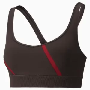 PUMA Exhale Mesh Curve Womens Training Bra, After Dark, size Small, Clothing