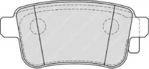 image of Ferodo FDB4186 Brake Pad Set Rear Axle Premier Car