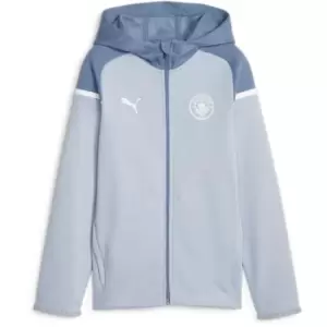 image of Puma Casuals Hooded Jkt Jr - Blue