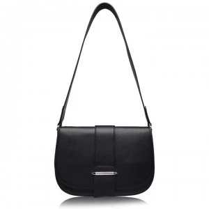 image of Karen Millen Manhattan Shoulder Bag - BLACK001