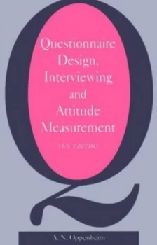 Image of Questionnaire Design Interviewing and Attitude Measurement by A. N Oppenheim Paperback