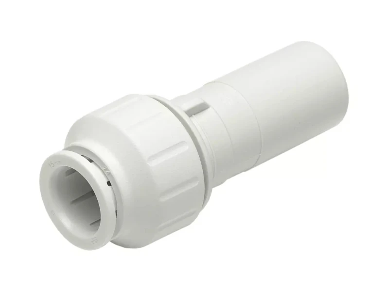 Image of John Guest Fitting Reducer 22 X 15mm (Pack of 2) in White White Unisex