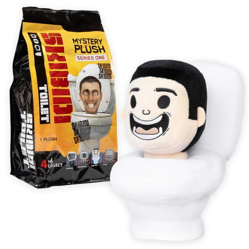Image of Skibidi Toilet Toilet 11 Mystery Plush Blind Toy Bags One Size Multi 71328299000