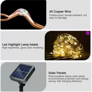 Image of Led Garden Solar String Light Fairy Light 200 LEDs, 20M