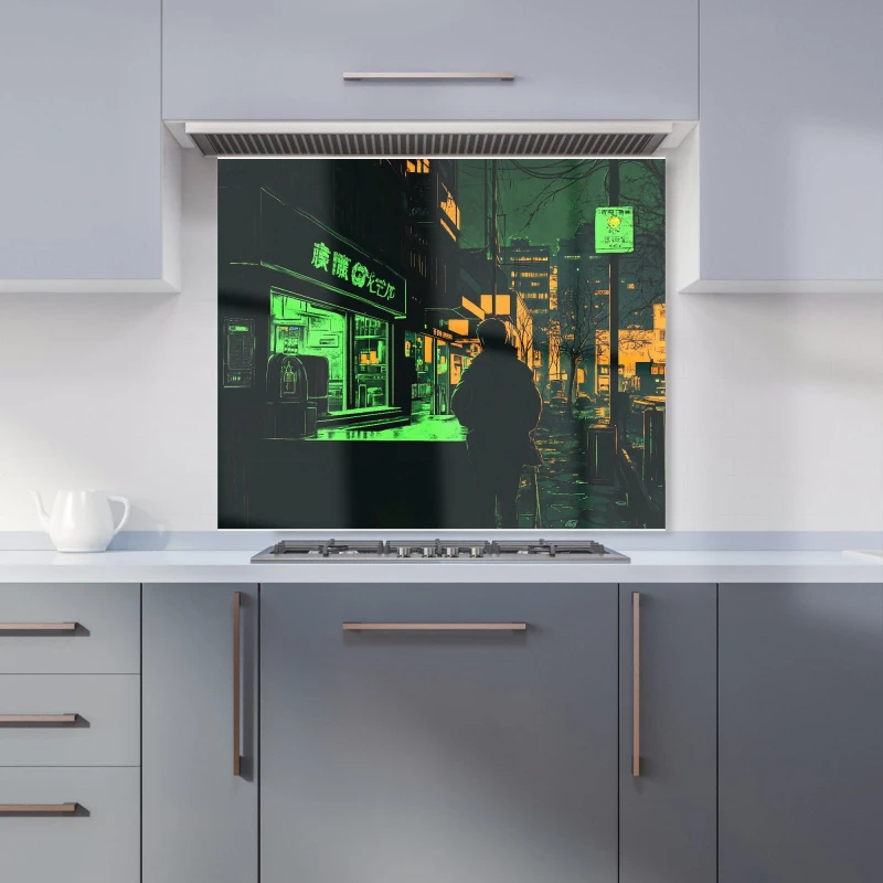 Image of Designer Kitchen Splashbacks Dante Mercer: 00014 Kitchen Splashback Size: 600mm x 750mm Multicolor Unisex 600mm x 750mm