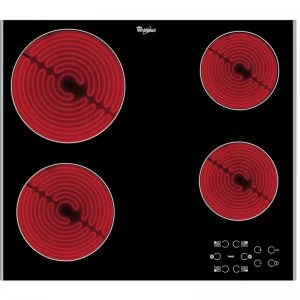 image of Whirlpool AKT8090LX 4 Zone Ceramic Hob