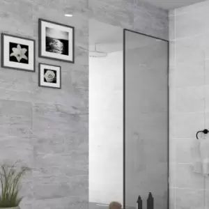 Image of Dark Grey Stone Effect Wall Tile 30 x 60cm - Kaya