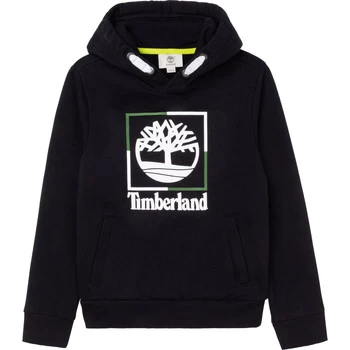 image of Timberland BAGNO boys's Childrens sweatshirt in Black - Sizes 6 years,8 years,10 years,12 years