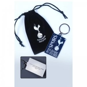 image of Personalised Tottenham Hotspur Gift Key Ring