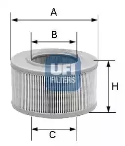 Image of UFI 30.118.01 Air Filter
