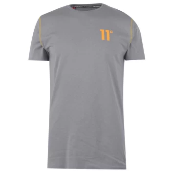 image of 11 Degrees Contrast T Shirt - Grey