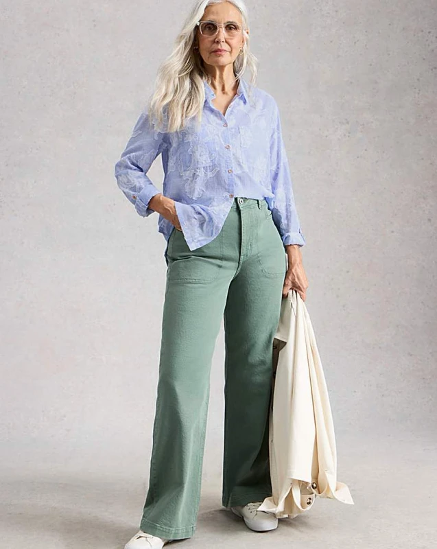 Image of White Stuff White Stuff Sophie Shirt Blue Multi-Coloured - White Stuff - Size: 18 Blue Multi-Coloured Female 18 ZD48505