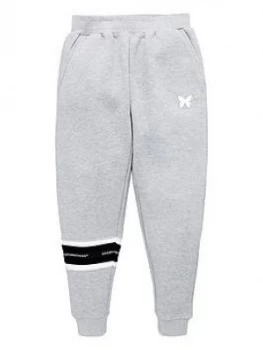 Image of Good For Nothing Boys Taped Joggers - Grey, Size 8-10 Years