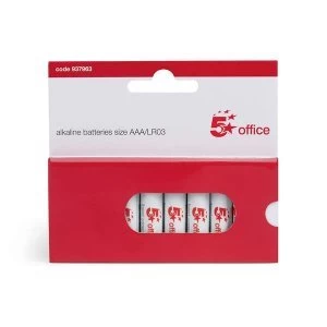 image of 5 Star Office AAA Batteries Pack of 10