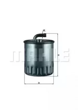 image of Fuel Filter KL179 78799116 by MAHLE Original