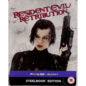 Image of Resident Evil: Retribution 3D (Includes 2D Version) - Zavvi Exclusive Limited Edition Steelbook (Limited to 2000)