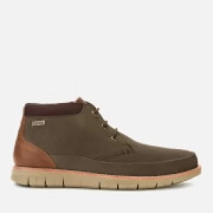Image of Barbour Mens Nelson Nubuck 3-Eye Chukka Boots - Brown - UK 11
