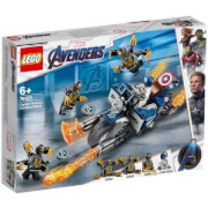 image of LEGO Super Heroes: Captain America Outriders Attack (76123)