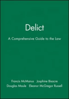Image of Delict by Francis Mcmanus Paperback