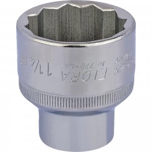 Image of Elora 1/2" Drive Bi Hexagon Socket Imperial 1/2" 1" 1/4"