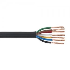 image of Sealey AC24207CTH Automotive Cable Thin Wall 7 x 0.75mm&#178; 24/0.20mm 30mtr Black