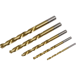 image of Sealey 5 Peice Left Hand Spiral Drill Bit Set