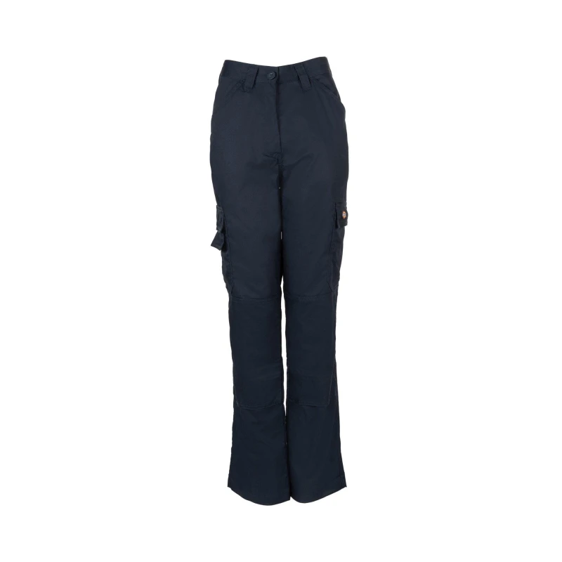 Image of Dickies Womans Everyday Flex Trousers - Blue Blue 10