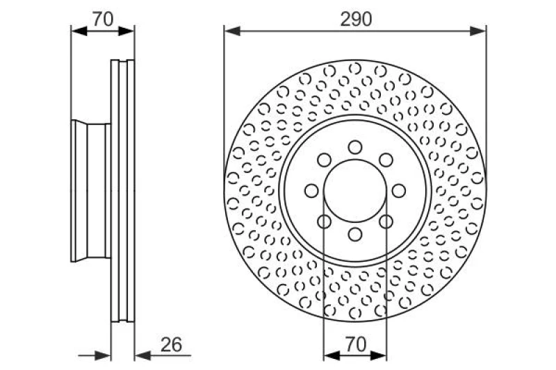 Image of Bosch 0 986 479 602 Brake disc Vented, Oiled, High-carbon Brake Disc (82)