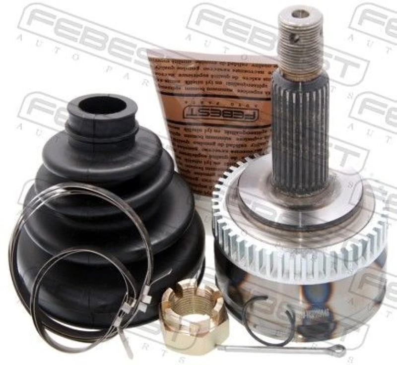 Image of FEBEST 2210-NSP20A48 Joint, drive shaft Front Axle, with ABS sensor ring Joint,drive shaft (236)