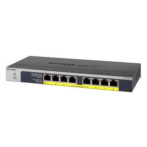 image of Netgear Unmanaged 8 Port PoE Gigabit Network Switch 8NEGS108PP100EUS