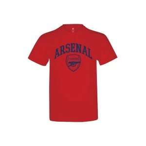 Image of Arsenal Crest T Shirt Adults S