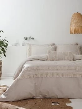 Image of Pineapple Elephant Pineapple Elephant Izmir Cotton Tassel Duvet Set Single