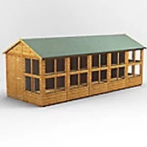 Image of Power Garden Shed 208PAPS Golden Brown 20x8