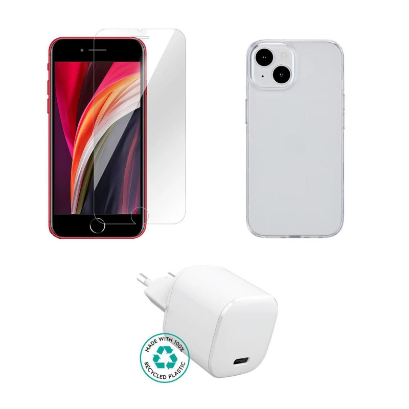 Image of eSTUFF ES-KIT-IPHSE(2022) mobile device charger Mobile phone Transpare