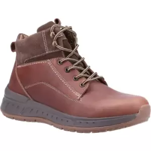 Image of Hush Puppies Mens Dave Leather Lace Up Ankle Boots UK Size 11 (EU 46)