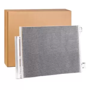 Image of RIDEX Condenser 448C0302 AC Condenser,Condenser, air conditioning RENAULT,DACIA,SMART,Clio IV Schragheck (BH_),Twingo III Schragheck (BCM_)