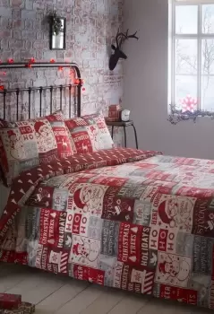 Ho Ho Ho Duvet Set - Single - TJ Hughes