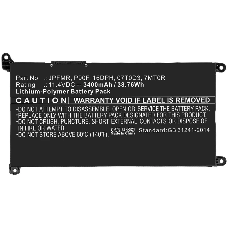 Image of CoreParts MBXDE-BA0219 laptop spare part Battery