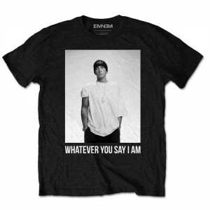 Eminem - Whatever Mens XX-Large T-Shirt - Black