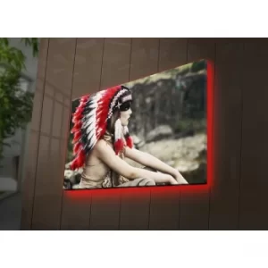 Image of 4570NTVDACT-1 Multicolor Decorative LED Lighted Canvas Painting