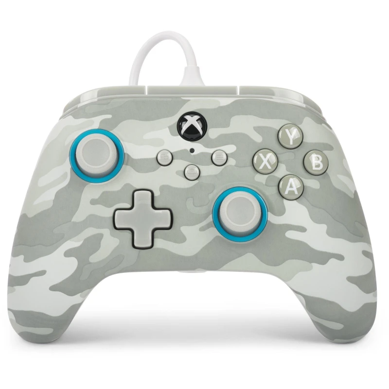 Image of Power A PowerA Advantage Wired Controller for Xbox Series X|S with Lumectra - White XBGP0187-01