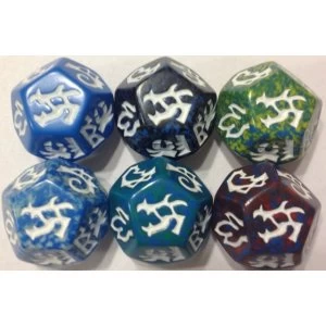 Image of Dragon Dice Blue Drake Set